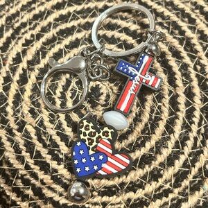 Patriotic Keychain